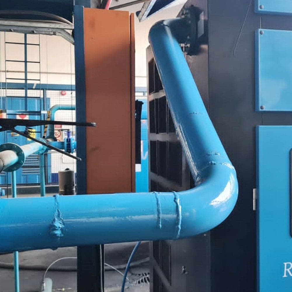 Industrial compressed-air piping