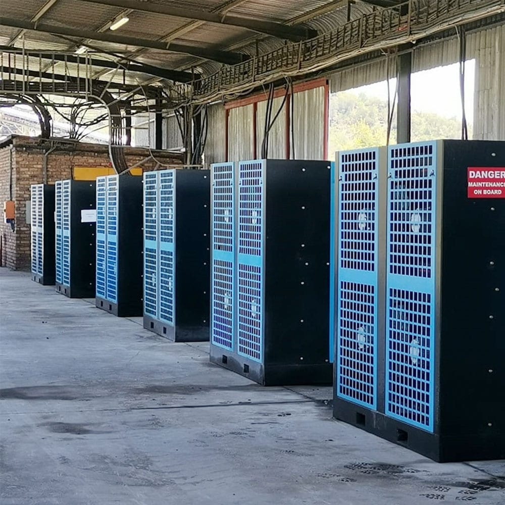 BAOFN compressor installation on an industrial site